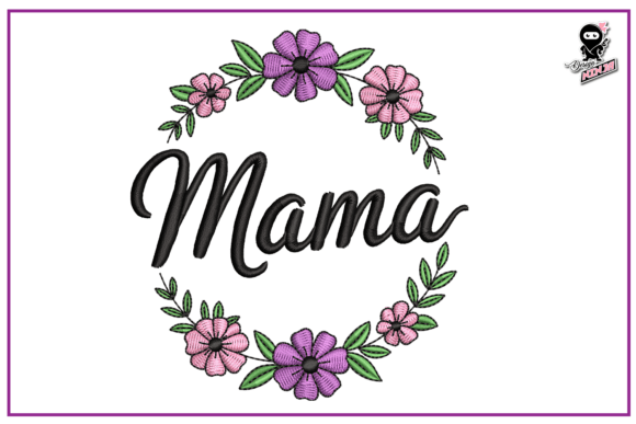 Mama Floral Wreath